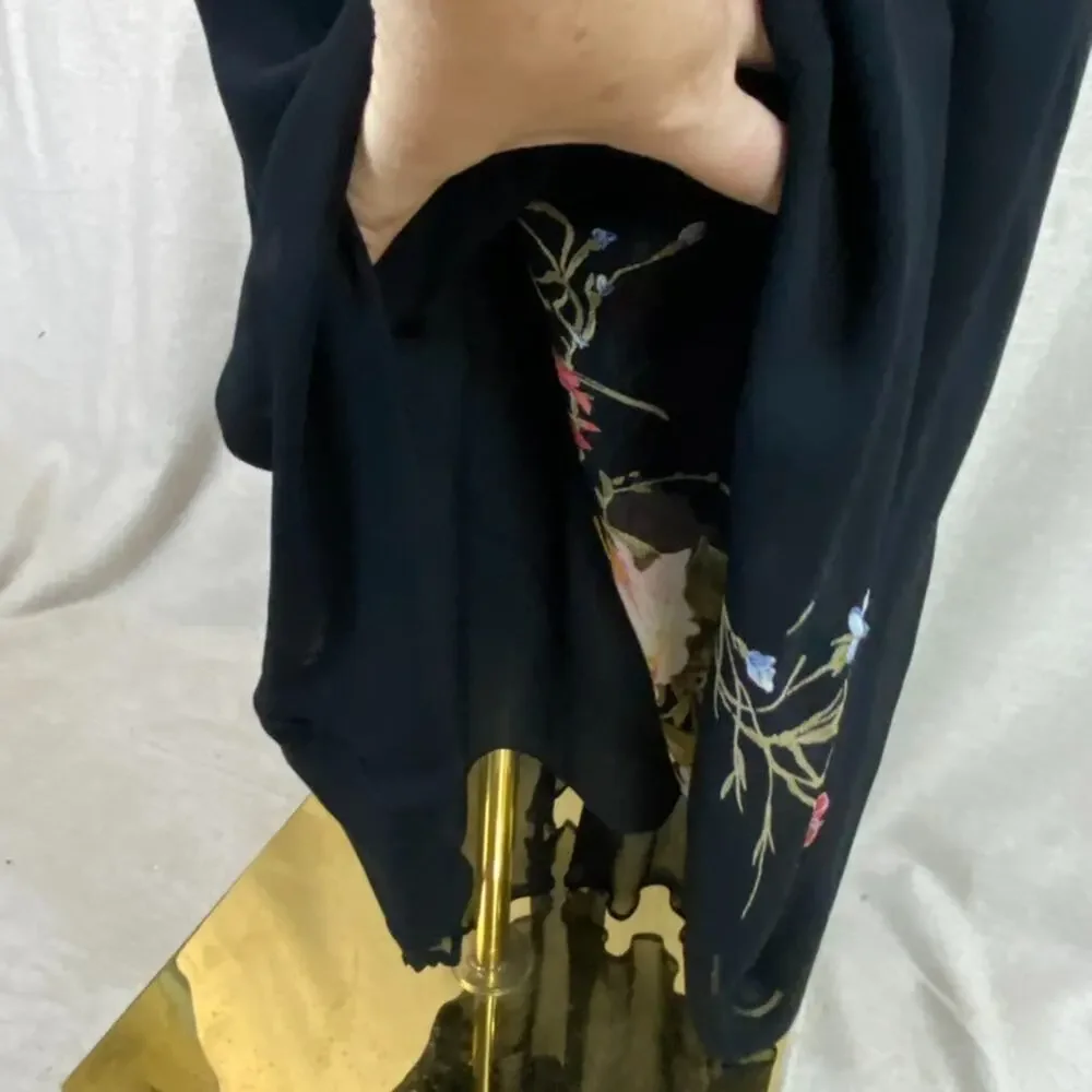 Vintage 90s Dressbarn Womens Beaded Maxi Dress Size L Whisigoth Fairy Grunge Y2K - Picture 5 of 13